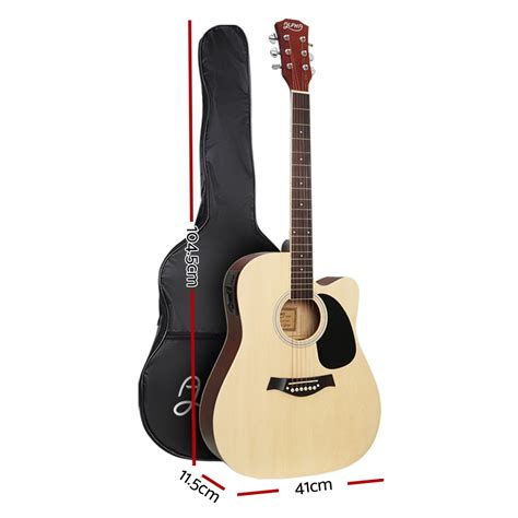 Alpha 41 Inch Electric Acoustic Guitar Wooden Classical Eq With Pickup