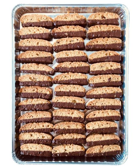 Walnuts Biscotti Cookies Large Tray Farhat Sweets