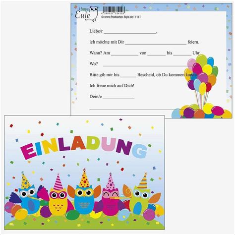 Vorlage Geburtstagseinladung Kinder Gut Einladungskarten Kindergeburtstag Einladungskarten