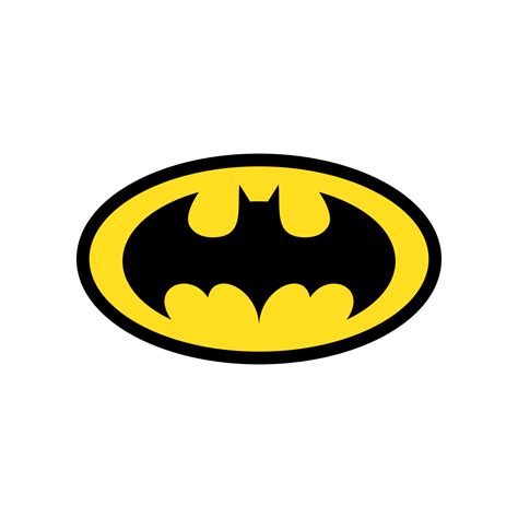 Batman Logo Vector Batman Icon Free Vector 19136359 Vector Art At Vecteezy