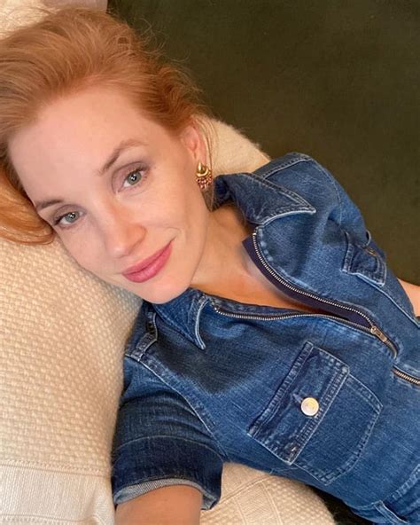 Sexy Redhead Milf Jessica Chastain Selfie R Celebrityselfies