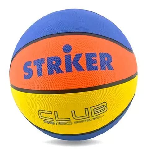 Pelota De Basquet Striker N Goma Tricolor Mercadolibre