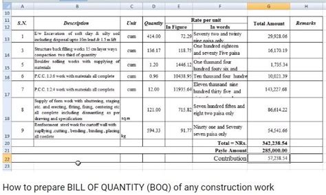 The above template is a very long and a detailed estimate template, that is best if used for car repairs. Billing of Quantities (BOQ) | Types | Example BOQ ...