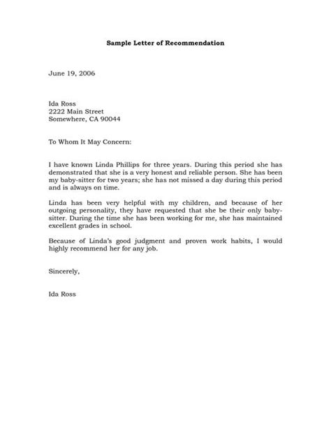 5 Business Reference Letter Templates Free Sample Templates