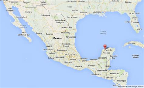 Merida Mexico Neighborhood Map