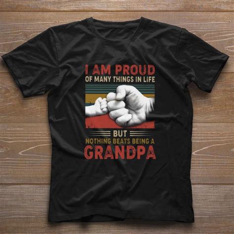 Pretty I Am Proud Of Many Things In Life But Nothing Beats Being A Grandpa Vintage Shirt Hoodie