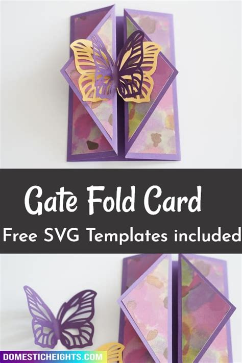 Gatefold Card Template