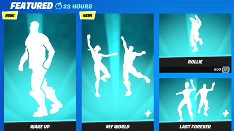 Wake Up And My World New Icon Series Emotes Fortnite Item Shop