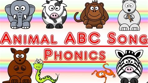 Animal Abc Phonics Song Learn Letters Phonics And Animals Youtube