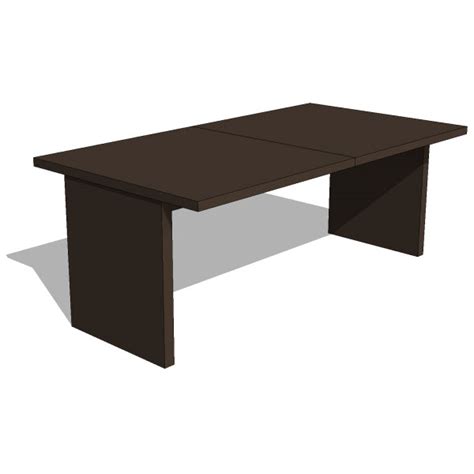 Max2012, 3ds, dwg, obj, fbx, revit rfa family. Dining Tables : Revit families, Modern Revit Furniture models, The Revit Collection