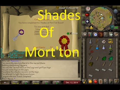 The town of mor'ton is full of afflicted zombie like citizens. OSRS Quests - Shades of mort'ton - YouTube