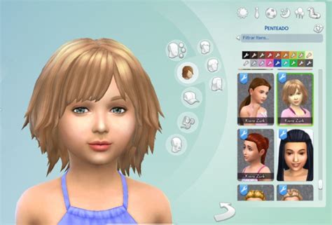 Bumbling Hairstyle For Girls By Kiara Zurk At My Stuff Sims 4 Updates