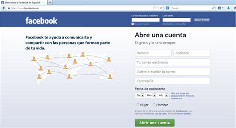 Facebook En Español Facebookç Iniciar Sesion