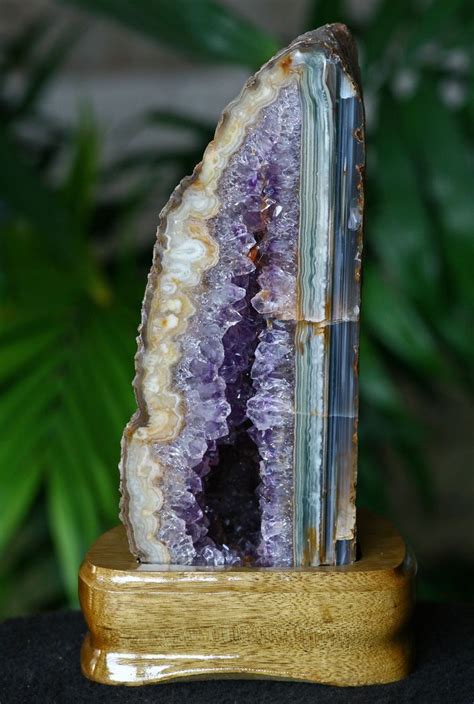 Check out our agate rocks selection for the very best in unique or custom, handmade pieces from our rocks & geodes shops. Agate Geode with Amethyst Crystals | Amethyst crystal, Agate geode, Crystal geode