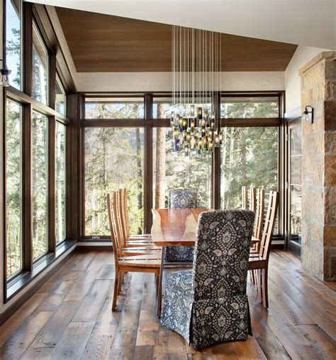 Pin By Principal On Dining Room Mountain Modern Home Dining Room