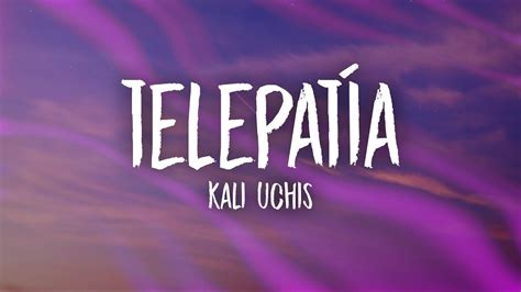 Kali Uchis telepatía Lyrics YouTube