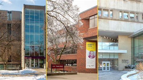 Campus Libraries January Update Mcmaster University Library