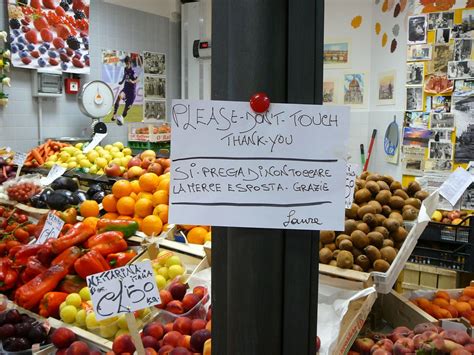 Italian Food Rule Dont Touch The Fruits And Vegetables Tuscan Traveler