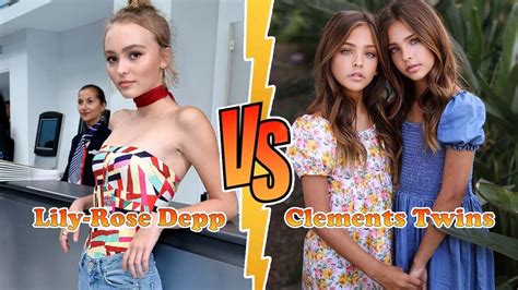 Lily Rose Depp Vs Clements Twins Ava And Leah Clements Transformation