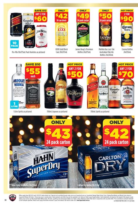 Coles Alcohol Specials Catalogue 9 - 15 Dec 2015