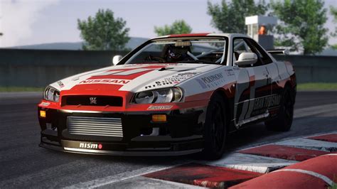 Assetto Corsa Mod Nissan Skyline Gtr R Best Turbo Sound Have Link My