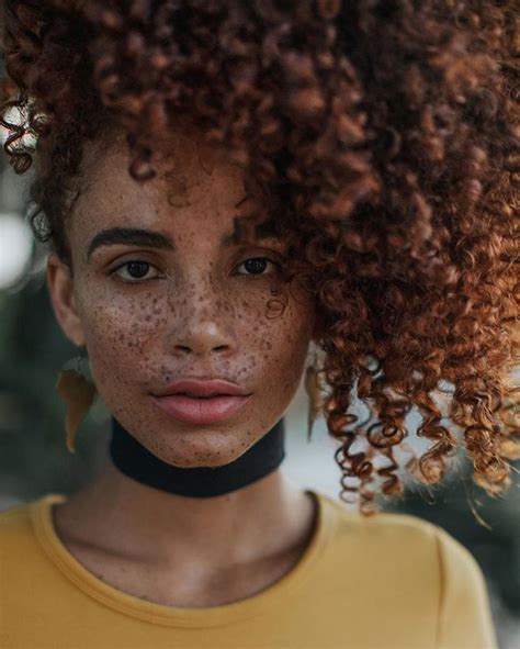 Curls For The Girls Naturalhair Beautiful Freckles Beautiful Redhead