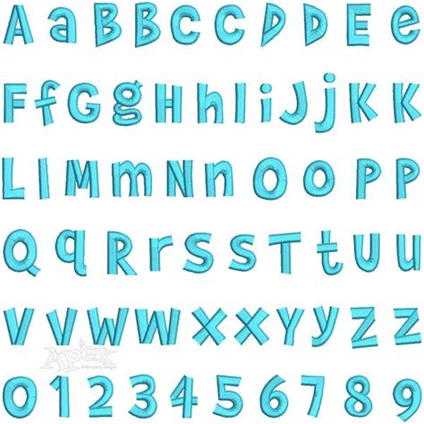 The Upper And Lower Letters Are Blue