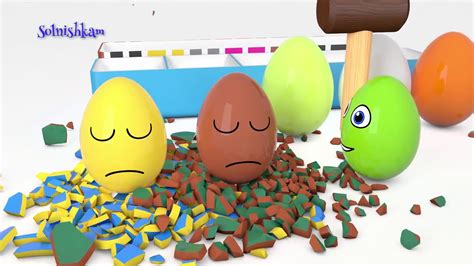 Яйца с сюрпризом и молоток Surprise Eggs 2 Развивающий мультик для