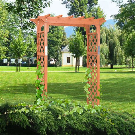 7 ft Garden Wooden High Arbor Arch Plant Pergola - Home & Garden Trend