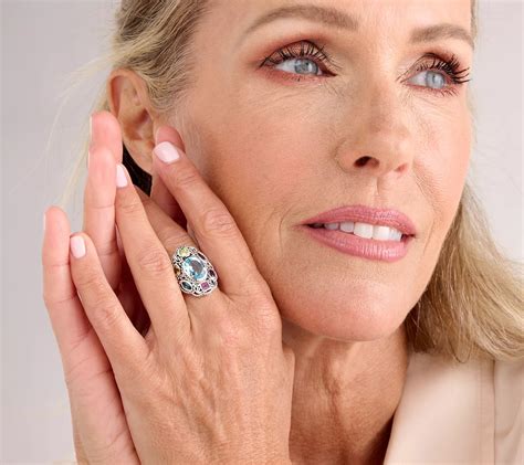 Artisan Crafted by Robert Manse Sterling Silver Multi-Gemstone Filigree