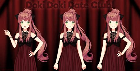 Monikas New Outfit For Doki Doki Date Club Ddlc Literature