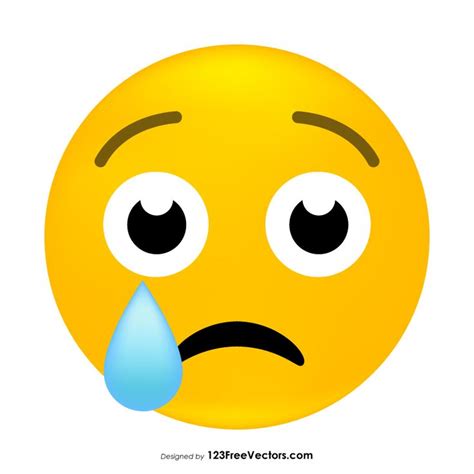 Tear Emoji Emoji Funny Emoticons Emoticon
