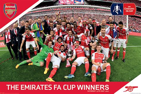 Arsenal football club is a professional men's football club based in islington, london, england. Arsenal FC - FA Cup Winners - Poster - 91,5x61
