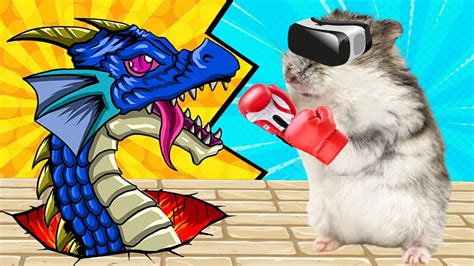 Hamster Dragon Maze In Virtual World Cartoon Hamster By Mr Hamster