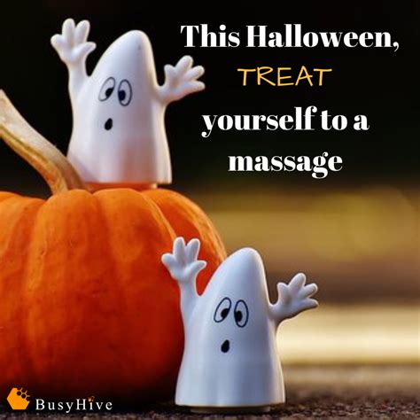 avoid the tricks this year and treat yourself to a massage like and share to promote your clin