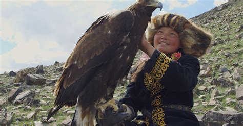 Review In ‘the Eagle Huntress A Girl From Mongolia Soars The New