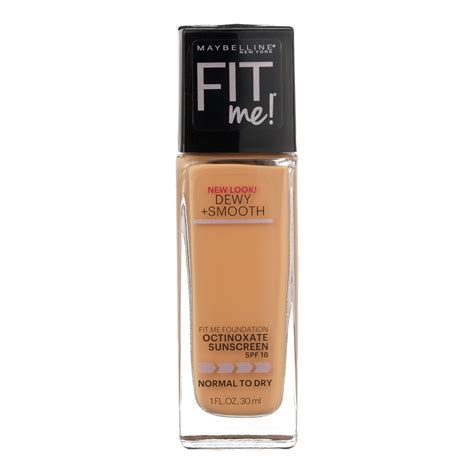 Maybelline Fit Me Dewy And Smooth Liquid Foundation Soft Honey