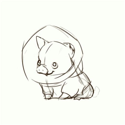 Piggy Drawing at GetDrawings | Free download It's a simple and fun design and your kids will love it!