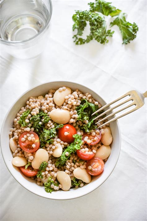 Let the couscous steam for five minutes. Giant Whole Wheat CousCous and Butter Bean Salad - Food ...