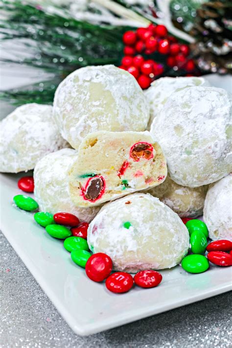 Christmas Snowball Cookies Nut Free Simplistically Living