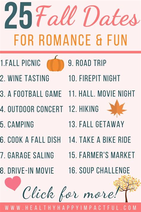 25 Creative Fall Date Ideas For Fun And Romance Cute Date Ideas Fall