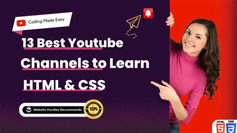 13 Best Youtube Channel For Learning Html And Css In 2023