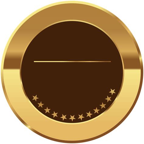 Badge Gold Brown Transparent Image | Gold wallpaper phone, Poster png image