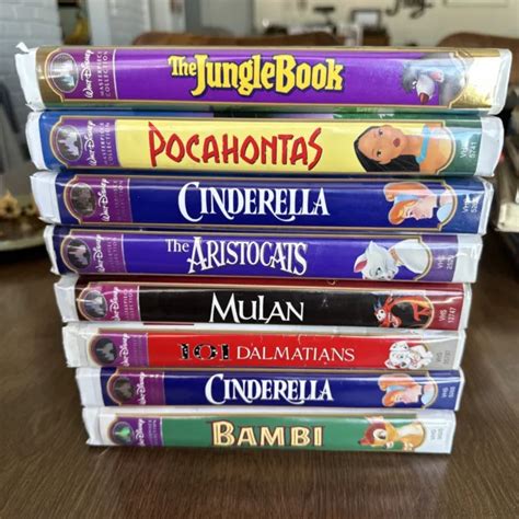 Lot Of Disney Vhs Tapes Masterpiece Collection Disney Vhs Tapes My