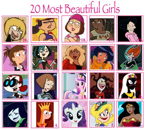 My Top 20 Most Beautiful Girls 02 By Sithvampiremaster27