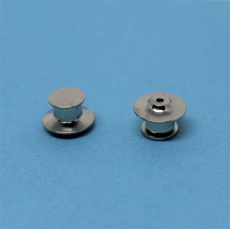 Secure Locking Pin Backs For Enamel Lapel Pins Silver Tone Etsy