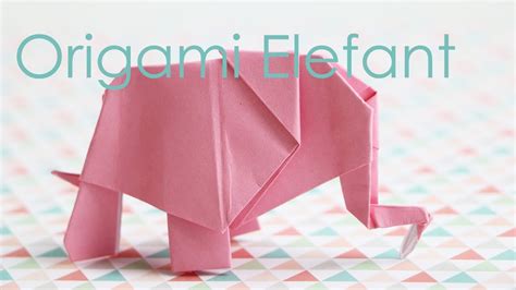 Mögliche kategorien sind haustiere, waldtiere oder nutztiere. Origami Elefant - Anleitung - Talu.de - YouTube