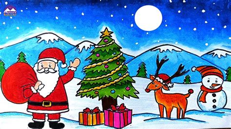 Christmas Scenery Drawing Made Easy Create Stunning Artwork With These