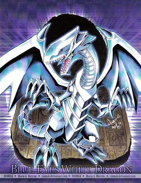 Blue Eyes White Dragon Wallpaper Wallpapersafari