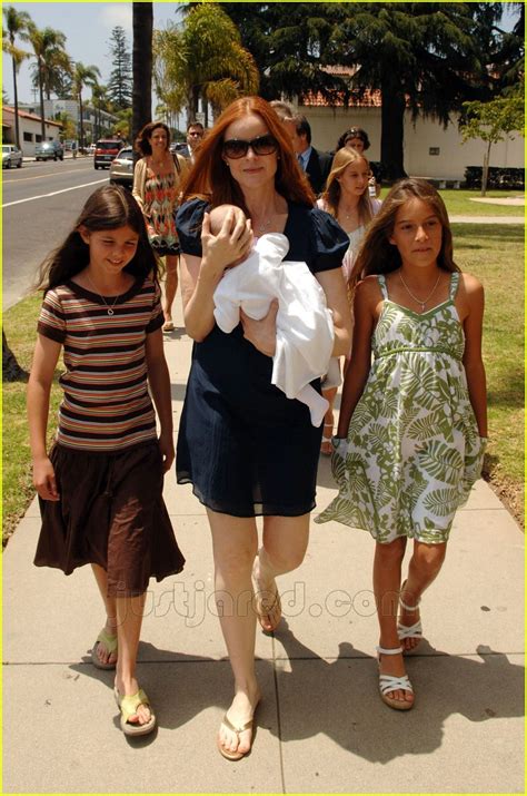 Marcia Cross Gets Twin Daughters Baptized Photo 445381 Pictures
